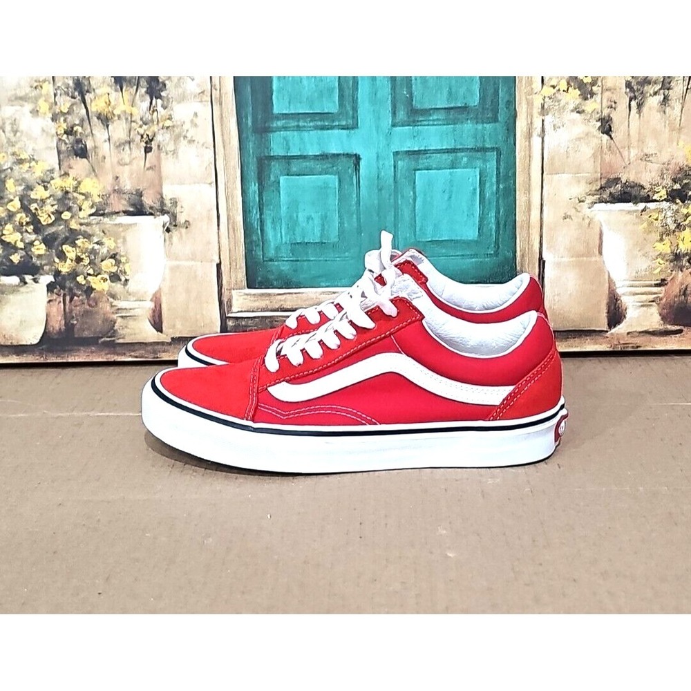 Vans Old Skool Core Classics OTW Red Skateboarding Shoes Men's Sz 5 Women's 6.5